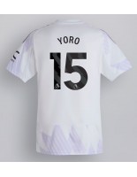 Moške Nogometnih dresov Manchester United Leny Yoro #15 Gostujoči 2025-26 Kratki rokavi